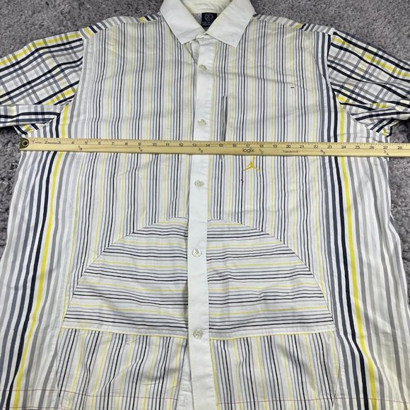 Nike Air Jordan Retro 2005 20th Anniversary 85-05 S/S Shirt XXL Button-Up Stripe - Picture 12 of 16